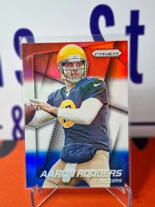 Nfl Panini Trading Cards Aaron Rodgers 2014 RED WHITE BLUE Prizm #67, Packers - Bild 1 von 2