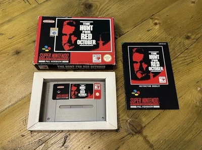 The Hunt For Red October SNES Boxed Complete With Manual *Great Condition* - Image 1 of 4