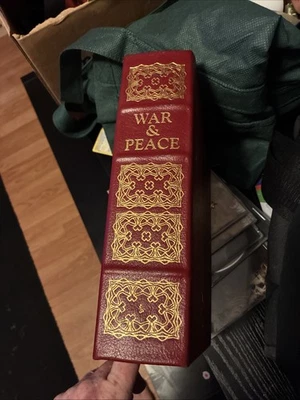 Easton Press War and Peace FINE Leo Tolstoy Leather Classic Historical Russian - Image 1 of 2