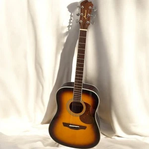 Shimamura J-300D Dreadnought Acoustic Guitar Sunburst, 4 Strings, Excellent - Picture 1 of 9