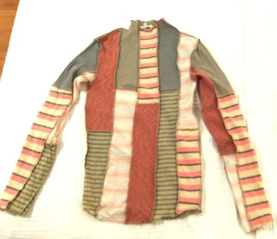 ЭКЛЕКТИЧНЫЙ ТОП THREE BIRD NEST Oli & Hali пэчворк уютный! Большой L $80 - Изображение 1 из 3