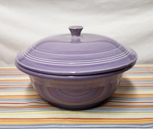 Fiesta Fiestaware Lilac Purple Covered Casserole with Lid 70 oz. - Picture 1 of 8