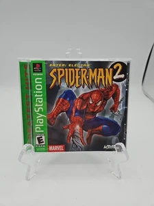 SpiderMan 2 Enter: Electro, Complete (Sony PlayStation 1) W REGISTRATION CARD🔥 - Picture 1 of 6