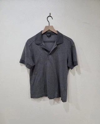 Zegna Silk Blend Grey Polo Shirt Men's Size EU 48 US Small - Image 1 of 4