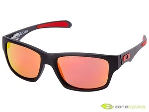 Oakley Jupiter Carbon Scuderia Ferrari Polarized Sunglasses OO9220-06 Black/Ruby - Picture 1 of 3
