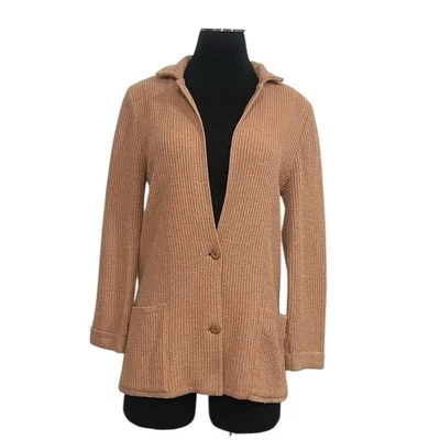 Cárdigan Salvatore Ferragamo Talla Mediana M 12 / EE. UU. 8 Chaqueta Tejida Top De Colección Foto 1 de 4