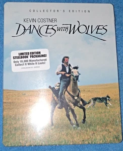 Dances With Wolves (1990) Blu-ray LE Shout Factory Steelbook [mit Protektor] | Neu - Bild 1 von 5