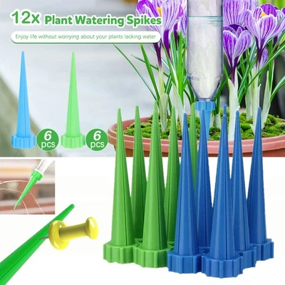 Sistema de goteo de riego automático de 12 piezas de picos de riego automático para plantas Foto 1 de 4