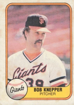 1981 Fleer #447 Bob Knepper - Image 1 of 2