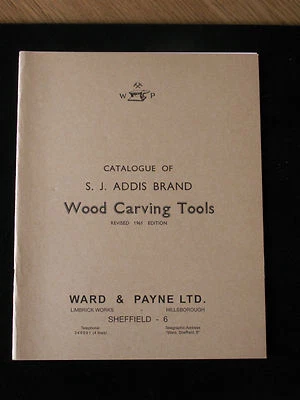 CATALOGUE OF S.J ADDIS BRAND WOOD CARVING TOOLS, new - Image 1 of 2