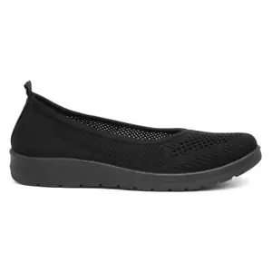 Lilley Womens Shoes Black Adults Ladies Ballerina Slip On Denise SIZE - Picture 1 of 8