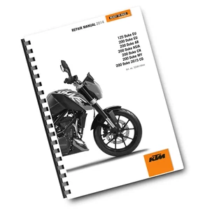 KTM 2014 - 125 200 DUKE - WORKSHOP REPAIR SERVICE MANUAL - Picture 1 of 5