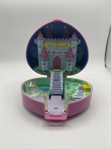 Vintage Polly Pocket Bluebird 1992 Starlight Castle Pink Heart- No Lights - Picture 1 of 5