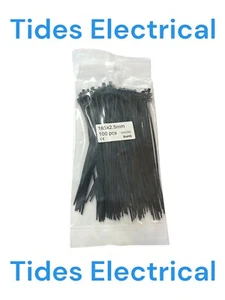 100 Stück Kabelbinder schwarz 165 mm x 2,5 mm - Bild 1 von 1