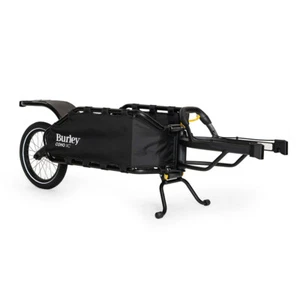 Burley Bike Trailer – Coho XC Cargo Trailer Detachable Travel Cart - Black - Picture 1 of 8