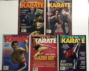 Inside Karate Magazine ‘91 & ‘92 LOT 5 Issues: Jun, Aug, Nov, Dec ‘91 & Mar ‘92 - Picture 1 of 11