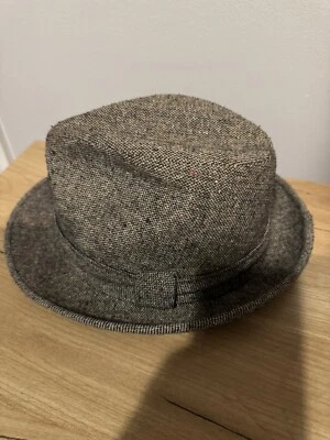 Sombrero vintage STETSON para hombre Fedora Tweed 7 1/4 Foto 1 de 4