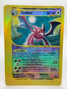 Crobat 147/144 Skyridge Reverse Holo Secret Rare Pokemon - Picture 1 of 5