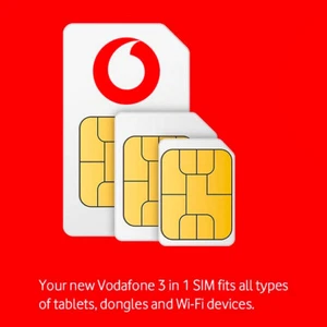 Vodafone PAYG Sim Karte / Mini Sim / Micro Sim / Nano Sim - Bild 1 von 3
