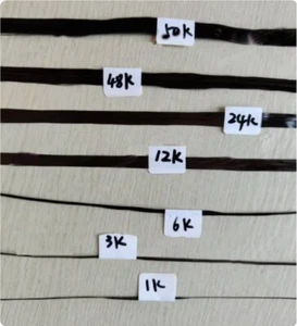 Nastro filettato filamento traino fibra di carbonio 1K/3K/6K/12K/24K/48K/50K 30M - Foto 1 di 4