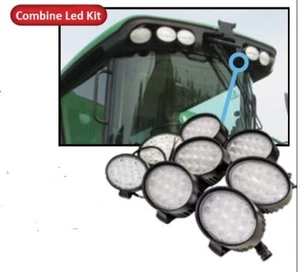 Adatto per John Deere STS MIETITREBBIA LED kit luci cabina superiore - Foto 1 di 4