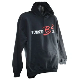 Sudadera con capucha negra B2 Audio Logo 100 % algodón con Riot Guy en la espalda - Imagen 1 de 2