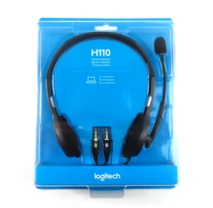 Logitech H110 Wired Headset - Picture 1 of 2