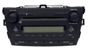 Toyota Corolla AM FM 2009 reproductor de CD receptor de radio 86120-02750 A51844 fabricante de equipos originales - Imagen 1 de 11