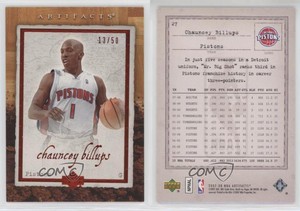 2007-08 Upper Deck Artifacts Red /50 Chauncey Billups #27