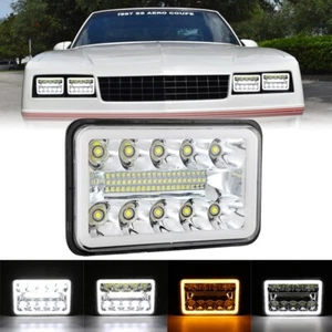 4x6" LED Headlight Hi-Lo DRL Turn Signal Lamp For Chevrolet Monte Carlo 1980-88 - Bild 1 von 12