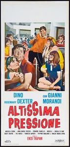 ALTISSIMA PRESSIONE LOCANDINA FILM MUSICARELLO CACIOTTA CLUB GIANNI MORANDI 1965 - Foto 1 di 1