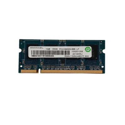 RAMAXEL 1GB 1Rx8 PC2-6400S-666 LF RMN1150MJ48D7F-800 Laptop Ram Memory - Image 1 of 2