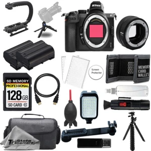 Nikon Z5 Camera w/FTZ II Mount Adapter+128GB+Ext Battery+LED Flash-ULTIMATE Kit - Picture 1 of 12