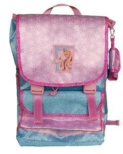 Barbie -Zaino Scuola Medium "RAPUNZEL" Celeste/Rosa/Viola - Mattel/Seven - Imagen 1 de 9