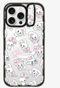 Casetify Coque Téléphone Portable - Iphone 16 Pro, Noir Clair, Ruban Lapins, Entièrement Neuve - Photo 1 sur 1
