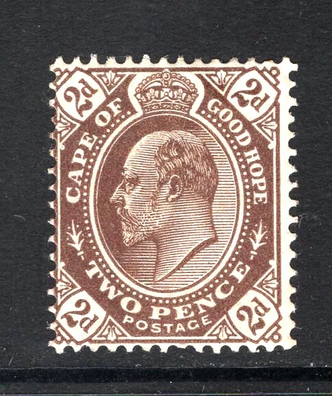 M25844 Cabo de Buena Esperanza 1904 SG72 KEVII: 2d marrón. VLMM, Cat £28 Foto 1 de 1