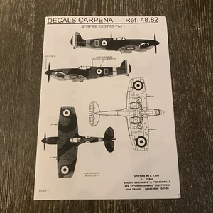 Calcomanías Maqueta Avión: Spitfire Ref 48.82 - Imagen 1 de 4