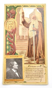 Lefèvre - nützliche Karte Werbung Promi Silvanus Biscuiterie Lu - Bild 1 von 2