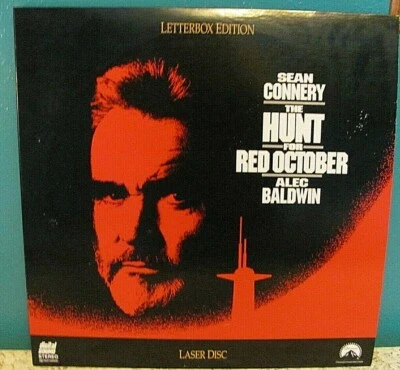 Pioneer "The Hunt For Red October" LaserDisc Laser Disc - Connery & Alec Baldwin - Image 1 of 4