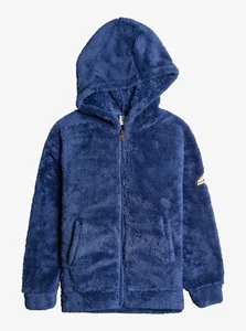 ROXY Girl's SUNNY ANYWAY Fleece Hoodie - BNG0 - Young Girls Size 7 - NWT - Picture 1 of 3
