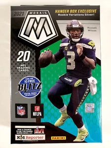 2021 Panini Mosaic NFL Football Hanger Box Walmart Orange Reactive - NEW SEALED - Picture 1 of 3