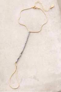 Anthropologie Sabine Handkette von Marida Schmuck Gold zarte Handkette 98 $ - Bild 1 von 10