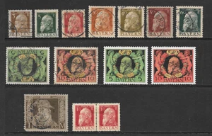 BAVARIA VARIOUS 1911 ISSUES - MAJORITY USED - Picture 1 of 2
