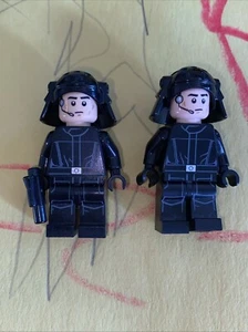 2x LEGO Star Wars 75055 Imperial Navy Trooper Black Jumpsuit Minifigure sw0583 - Picture 1 of 2