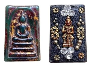 Emperor Jade Phra Somdej Toh Thai Amulet Kru Wang Na Wat Phra Kaew Sacred Buddha - Picture 1 of 6