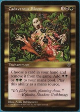 Cadaverous Bloom Mirage HEAVILY PLD Black Green Rare CARD (243531) ABUGames