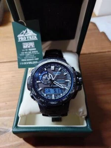 CASIO PROTREK PRW-6000YT-1BJF Solar Radio Analog Digital Titanium in box - Picture 1 of 10