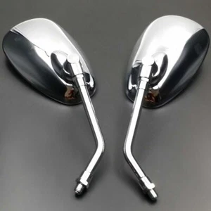 Chrome Motorcycle Rear View Mirrors For Honda CX/GL500 CB650C CB750C/900C GL1100 - Picture 1 of 10