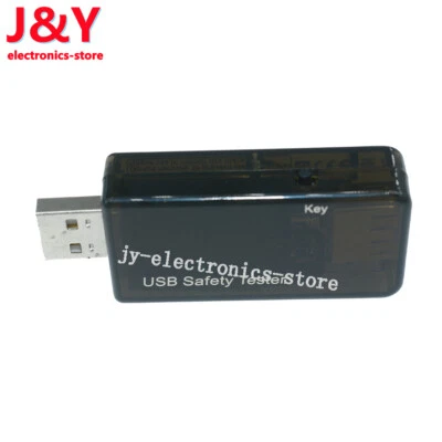 LCD USB Detector Voltmeter Ammeter Power Capacity Tester Power off Protection - Image 1 of 4