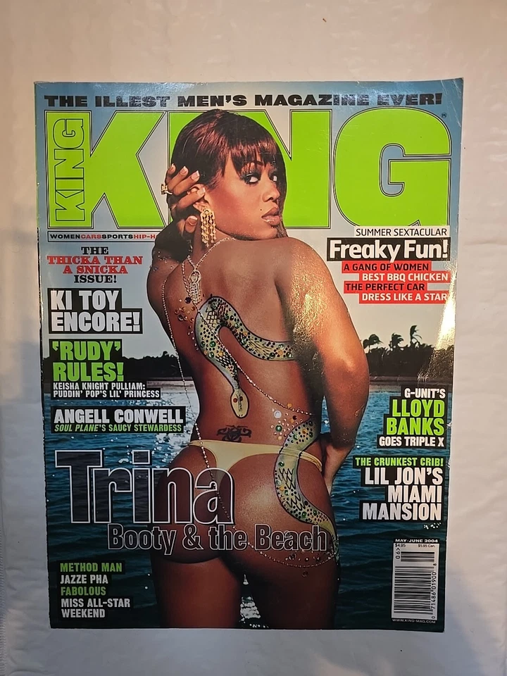 KING MAGAZINE MAY/ JUNE 2004  TRINA ( Cover ) - Image 1 of 1
